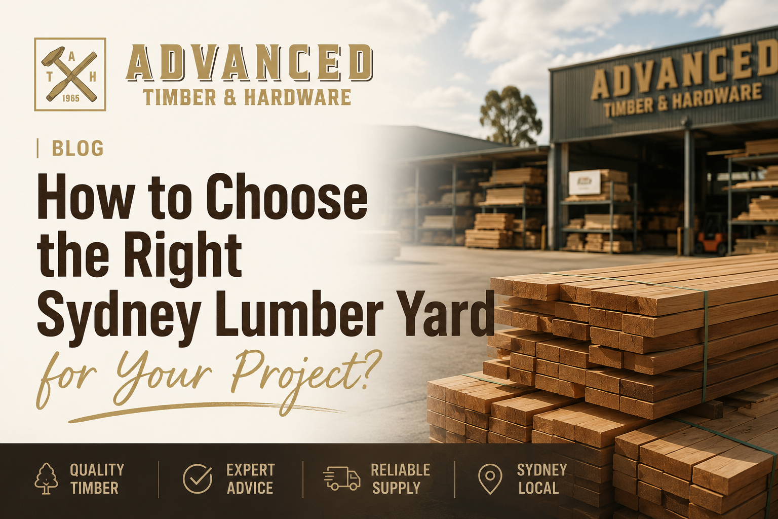 How to Choose the Right Sydney Lumber Yard for Your Project?