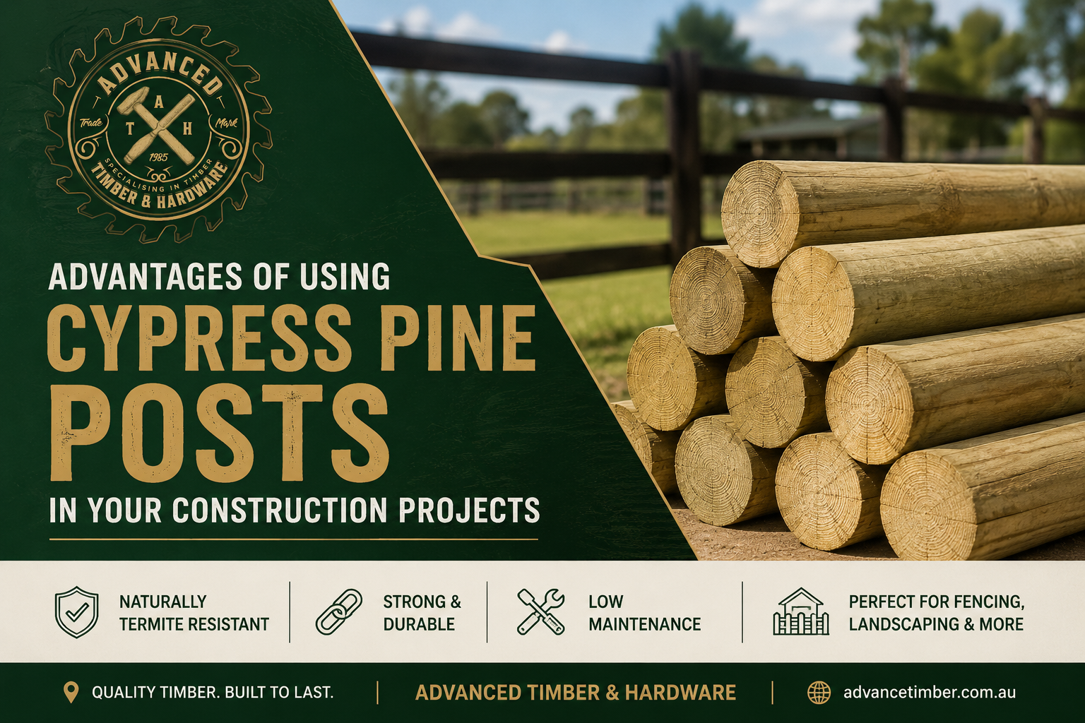 Advantages of Using Cypress Pine Posts in Your Construction Projects