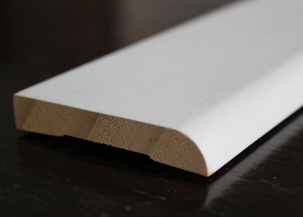 Bull Nose FJ White Primed DAR Skirting