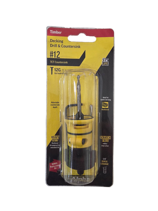 12G Decking Drill & Coutnersink Bit