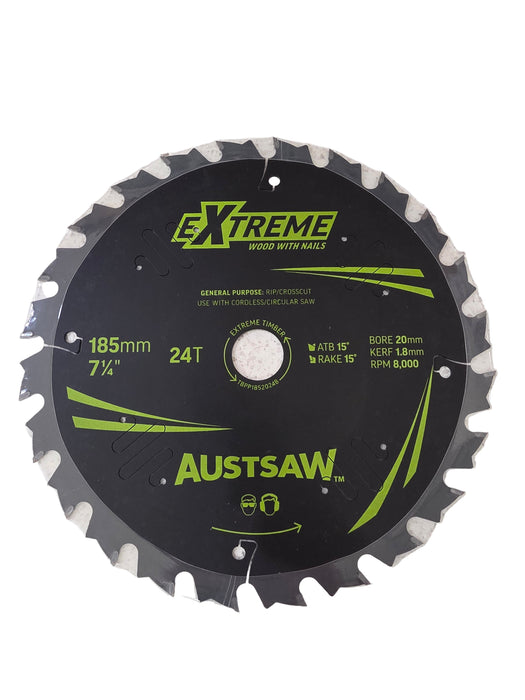 185mm 7 1/4" 24T Saw Blade
