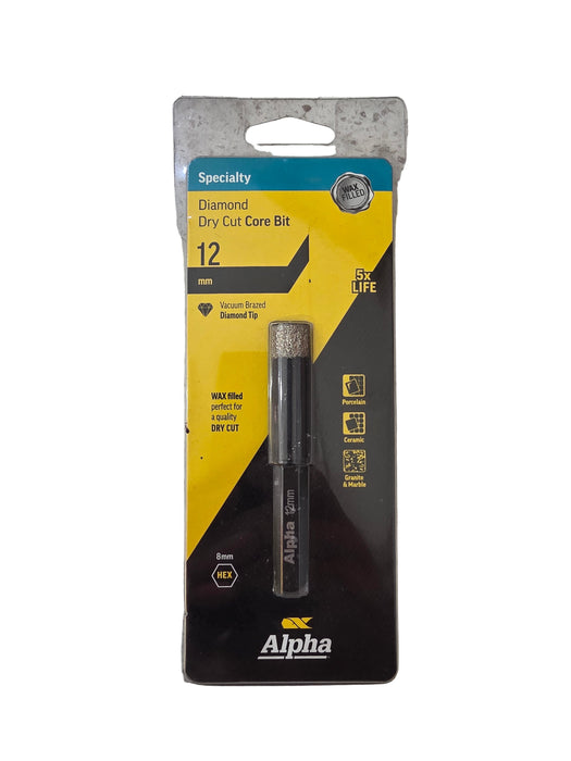 12mm Diamond Dry Cut Core Bit